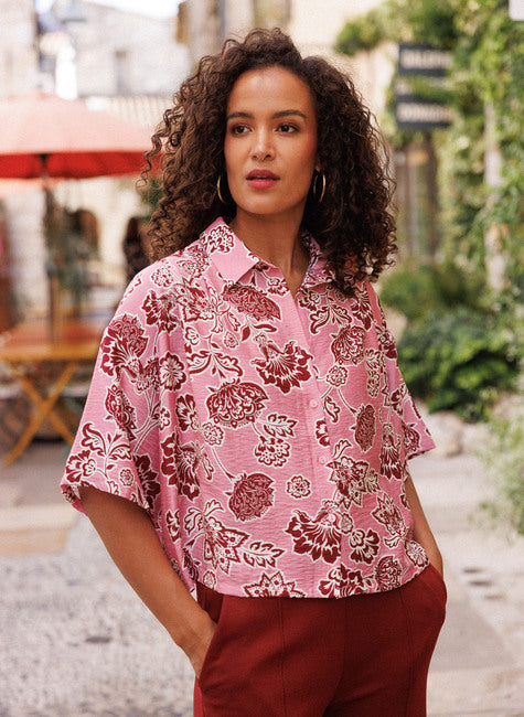 Ivy Beau blouse Gilayla pink/multicolour