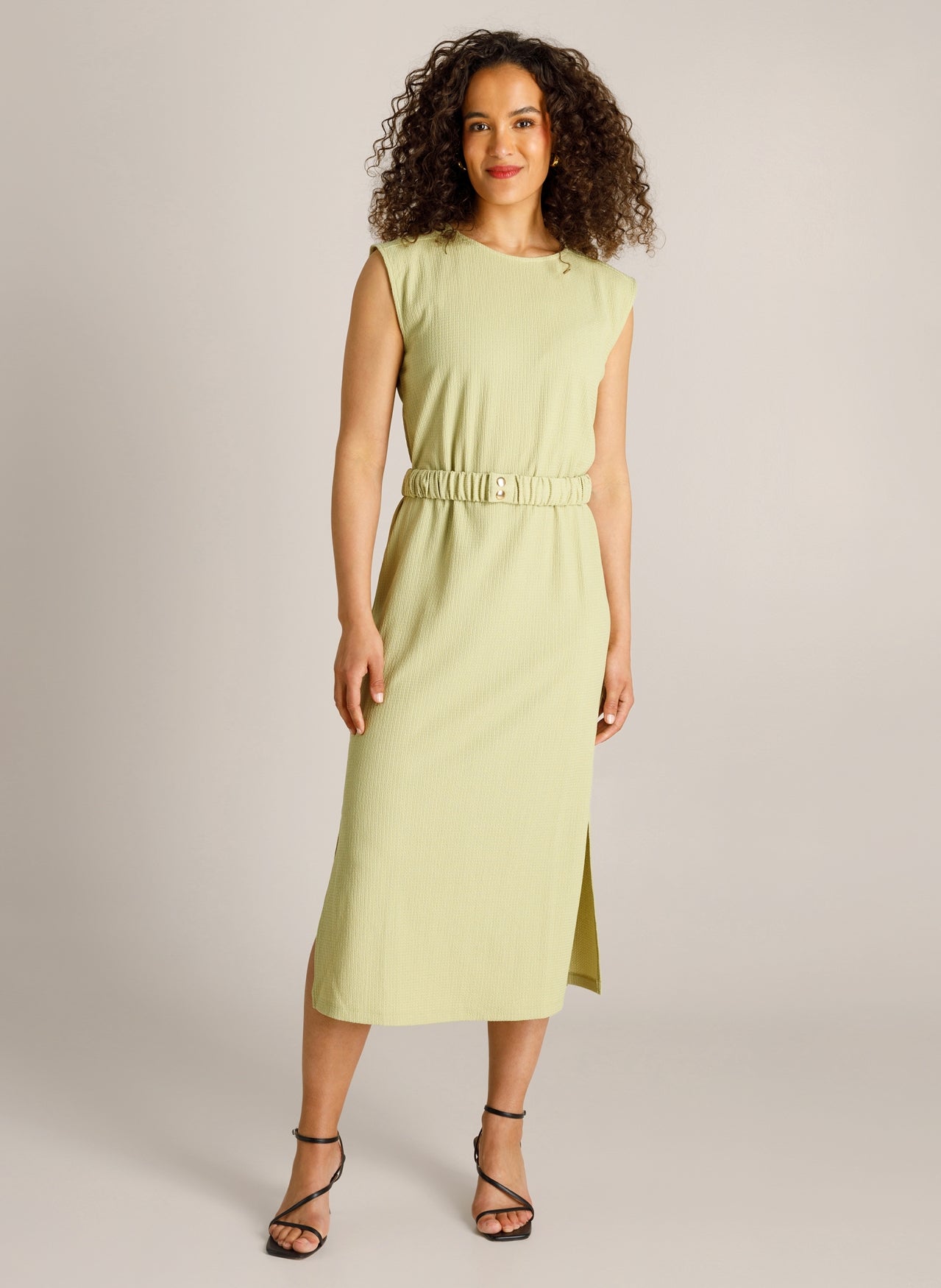 Ivy Beau jurk Chayen pistachio