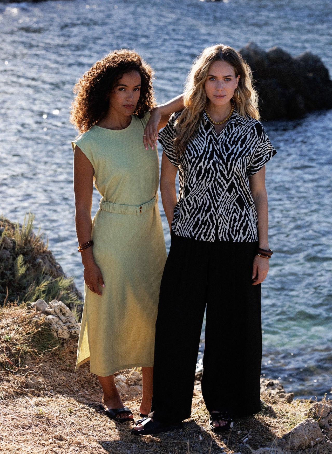 Ivy Beau jurk Chayen pistachio