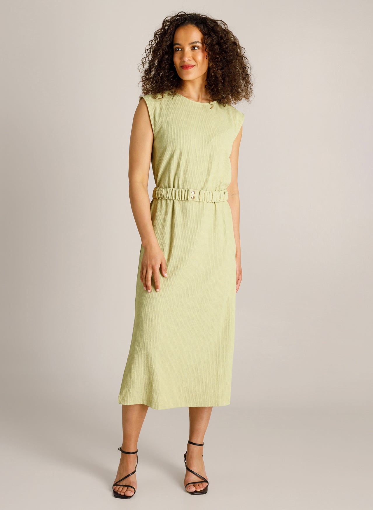 Ivy Beau jurk Chayen pistachio