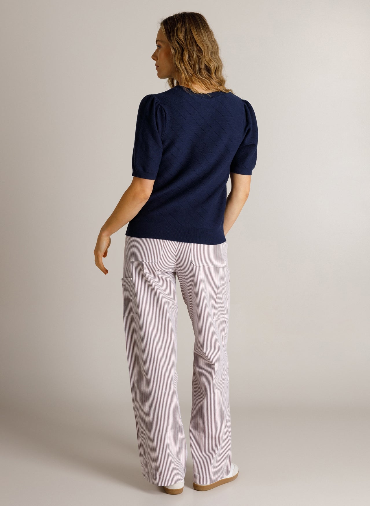 Ivy Beau trui Dorien dark blue
