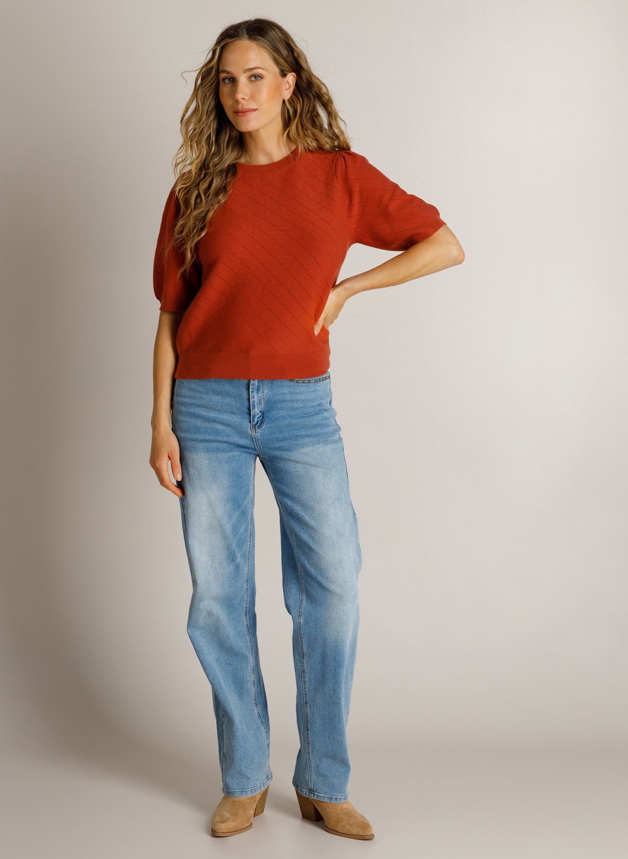 Ivy Beau trui Dorien barn red