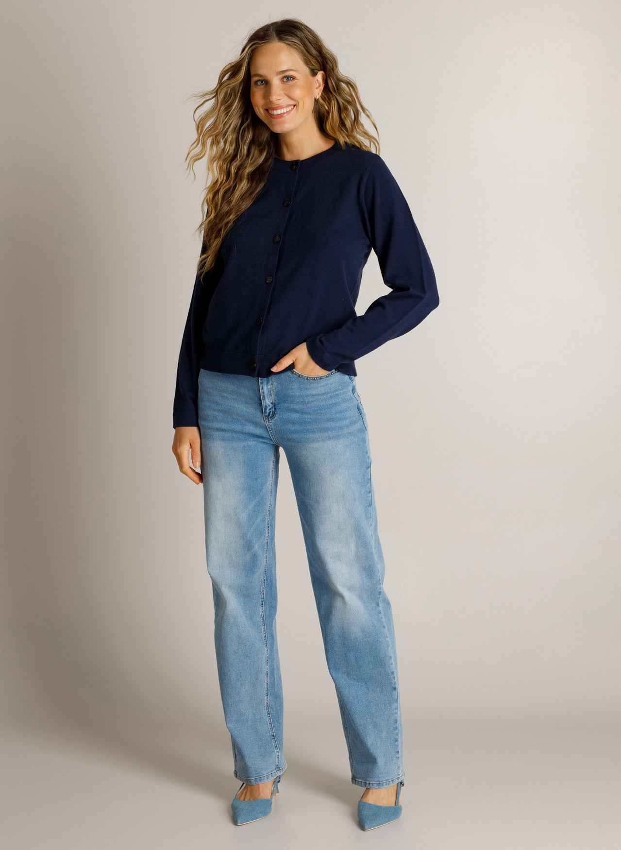 Ivy Beau vest Dena dark blue