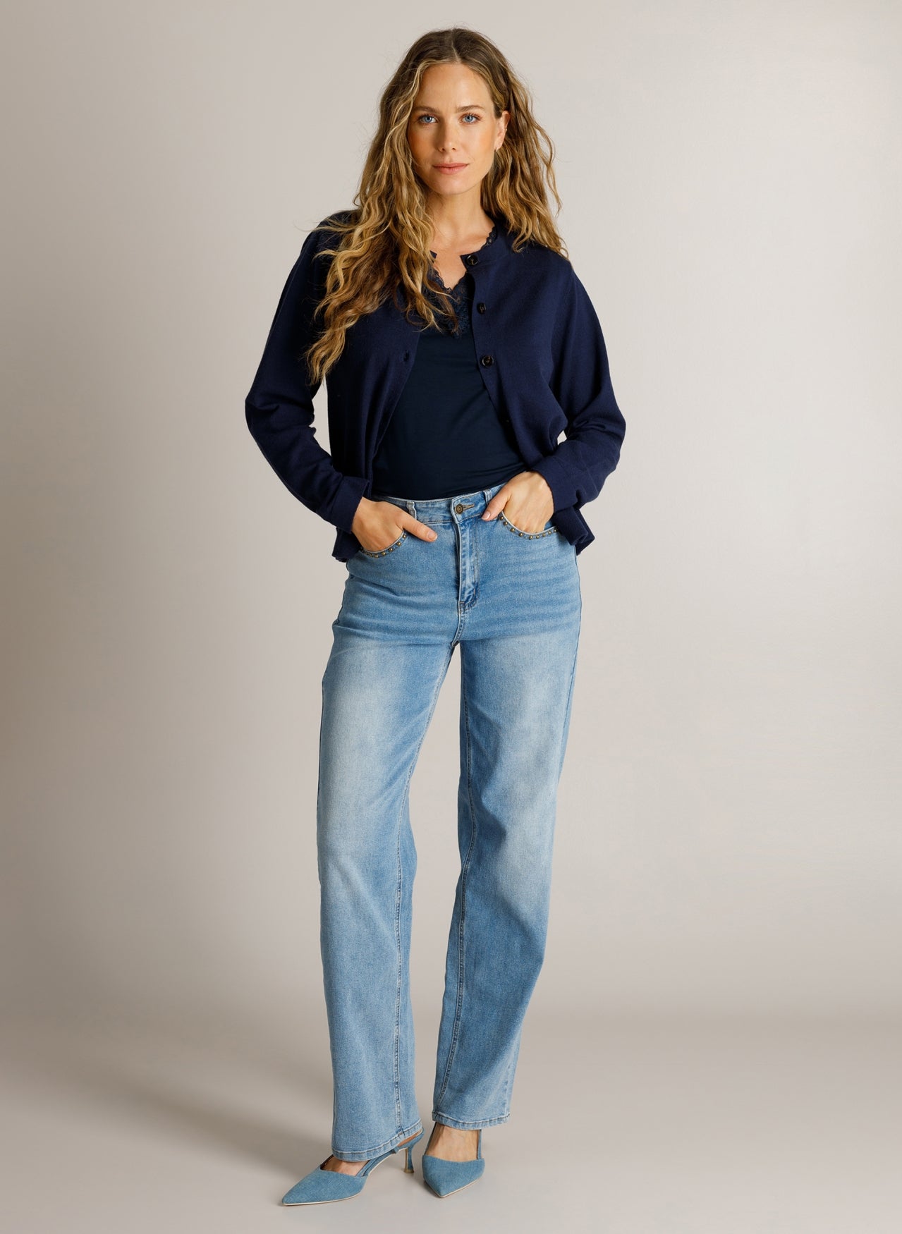 Ivy Beau vest Dena dark blue