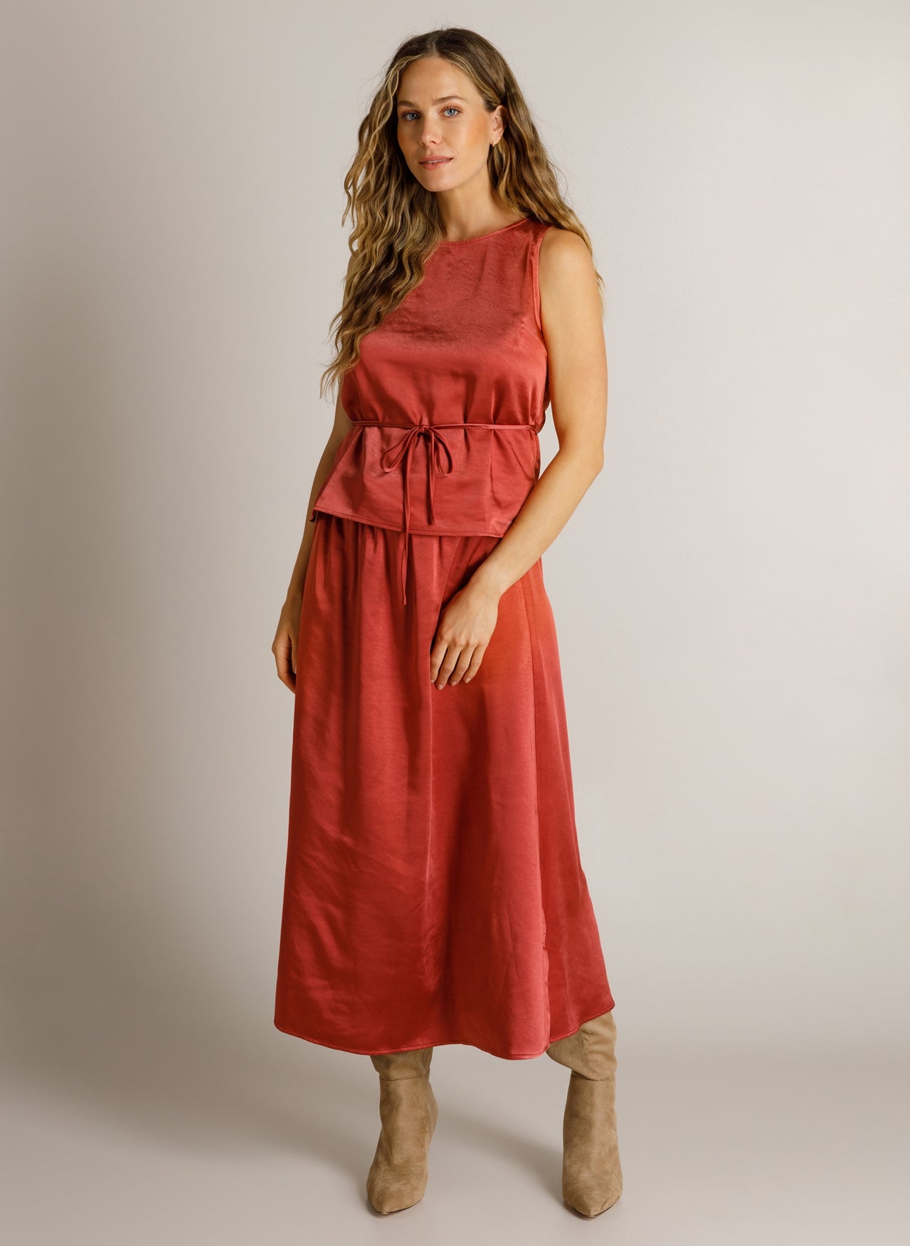 Ivy Beau top Danee barn red