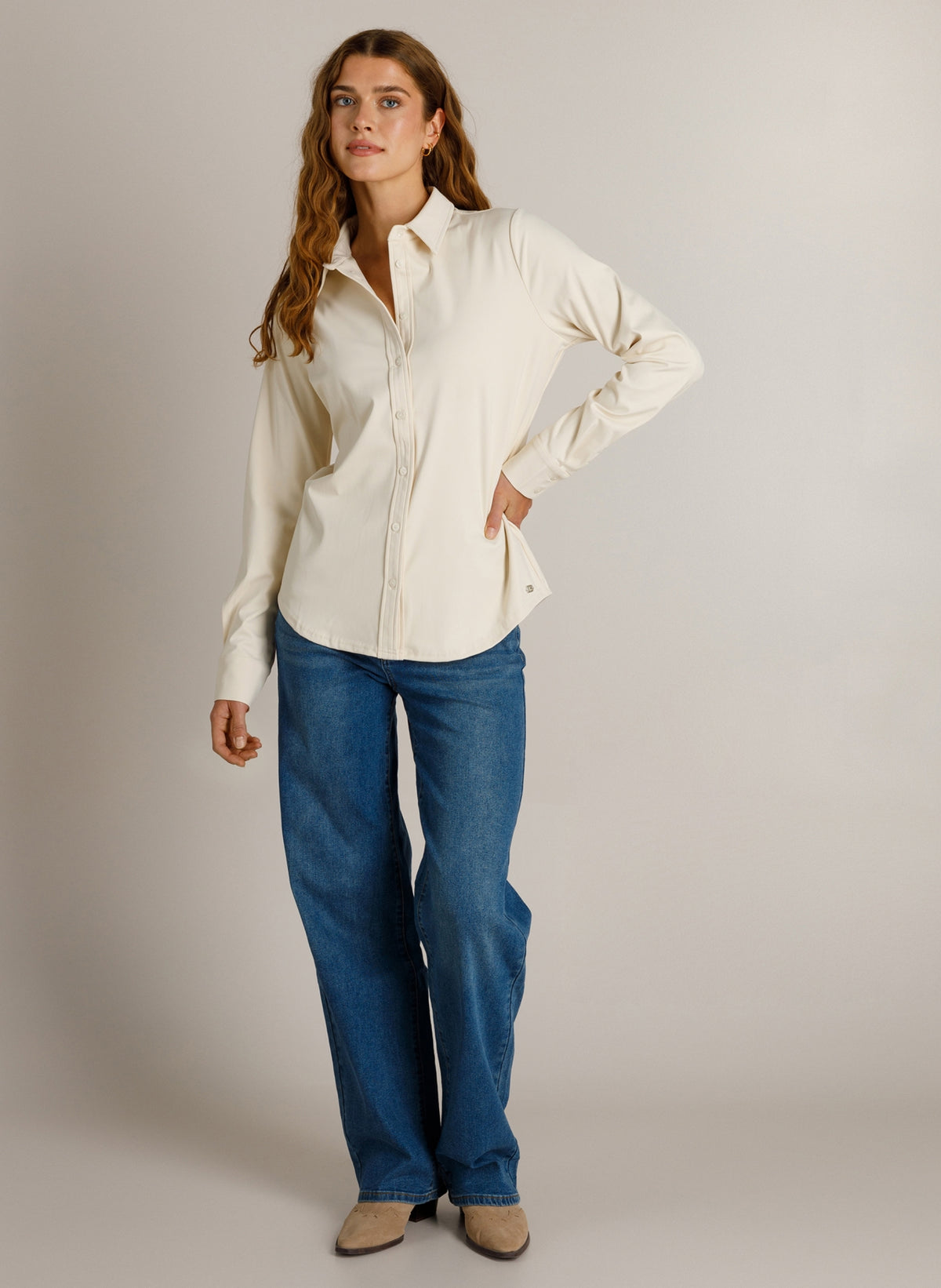 Ivy Beau blouse Kaylin offwhite