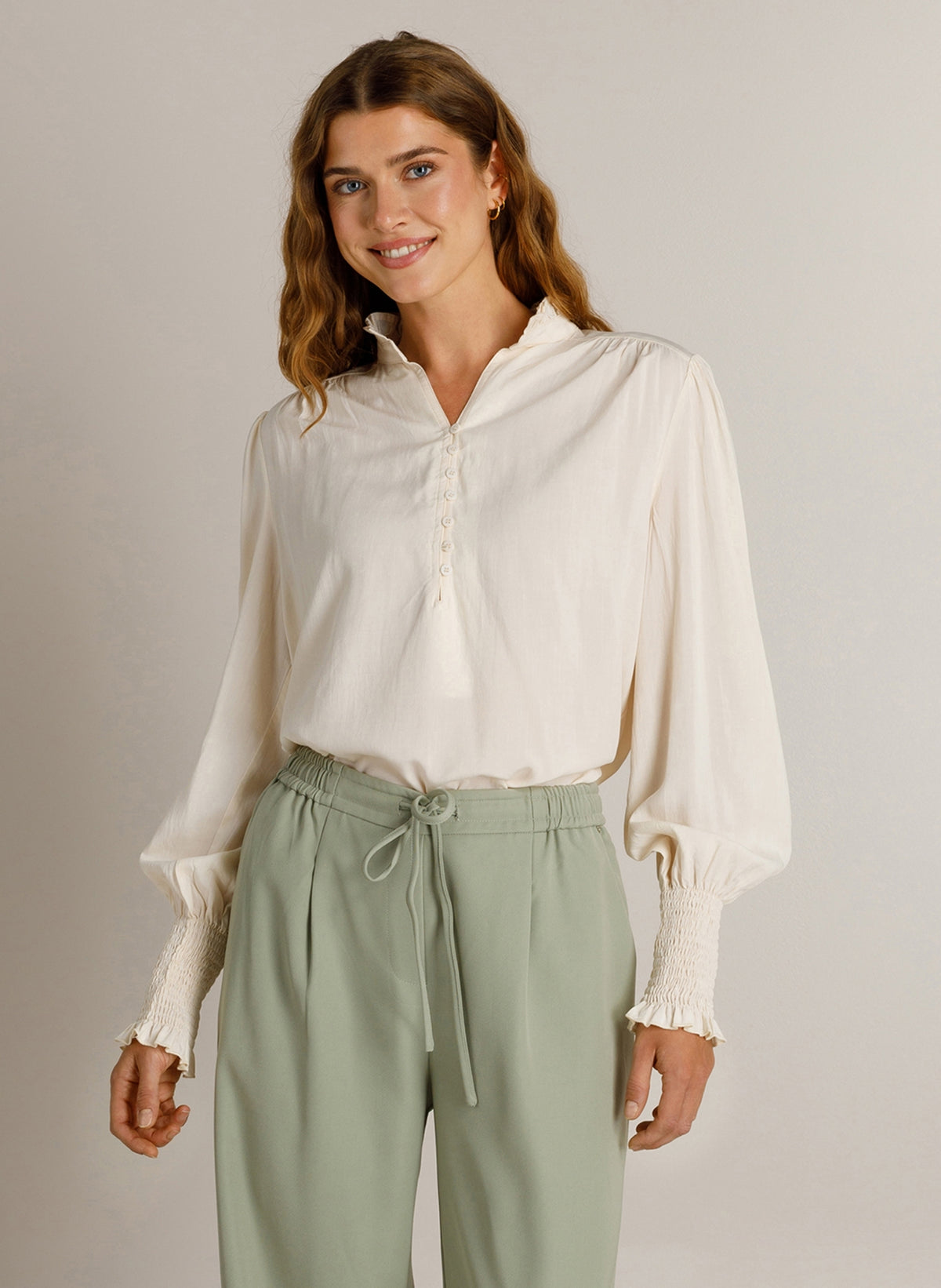 Ivy Beau blouse Kiki ofwhite