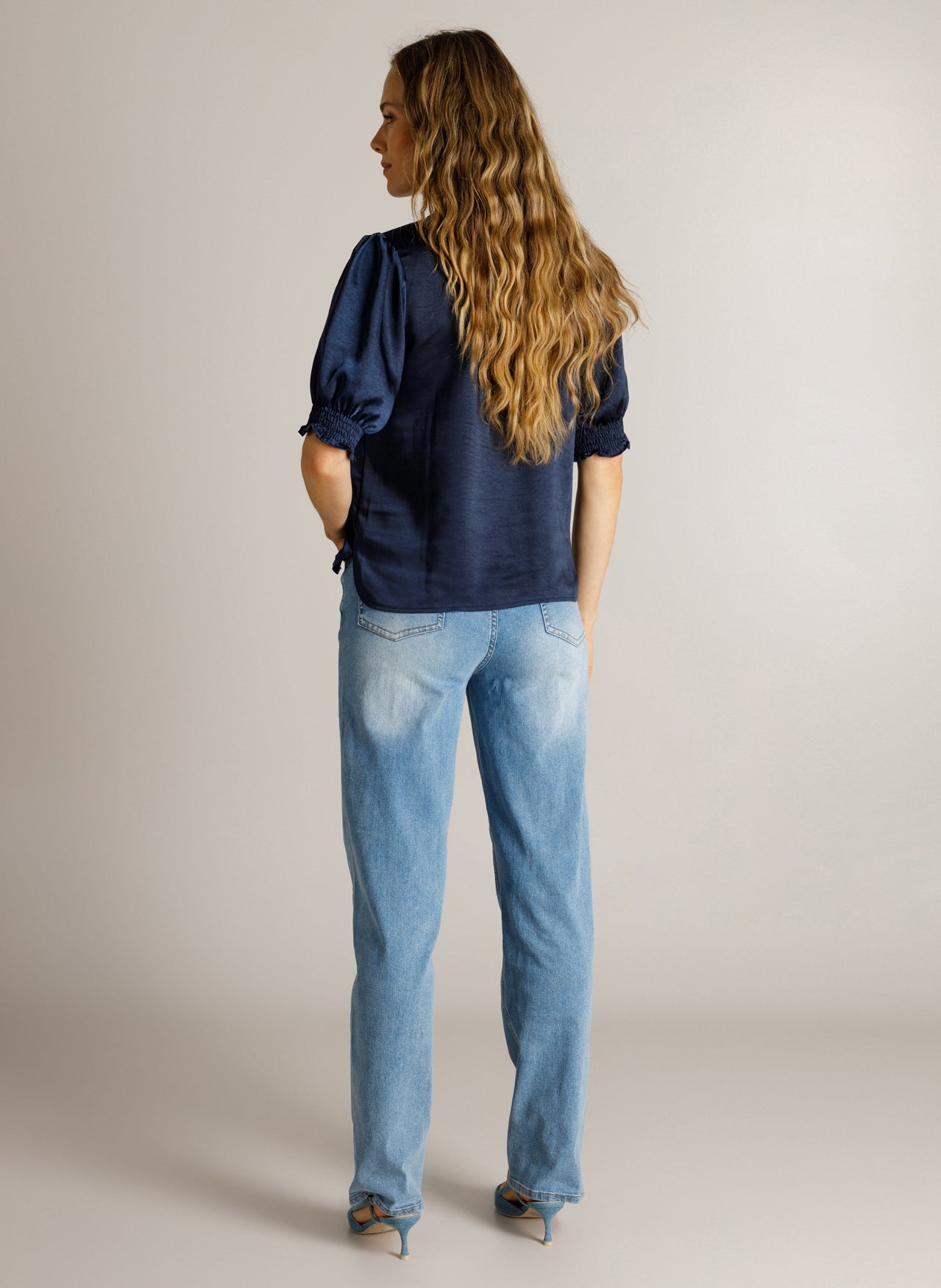 Ivy Beau top Doreen dark blue