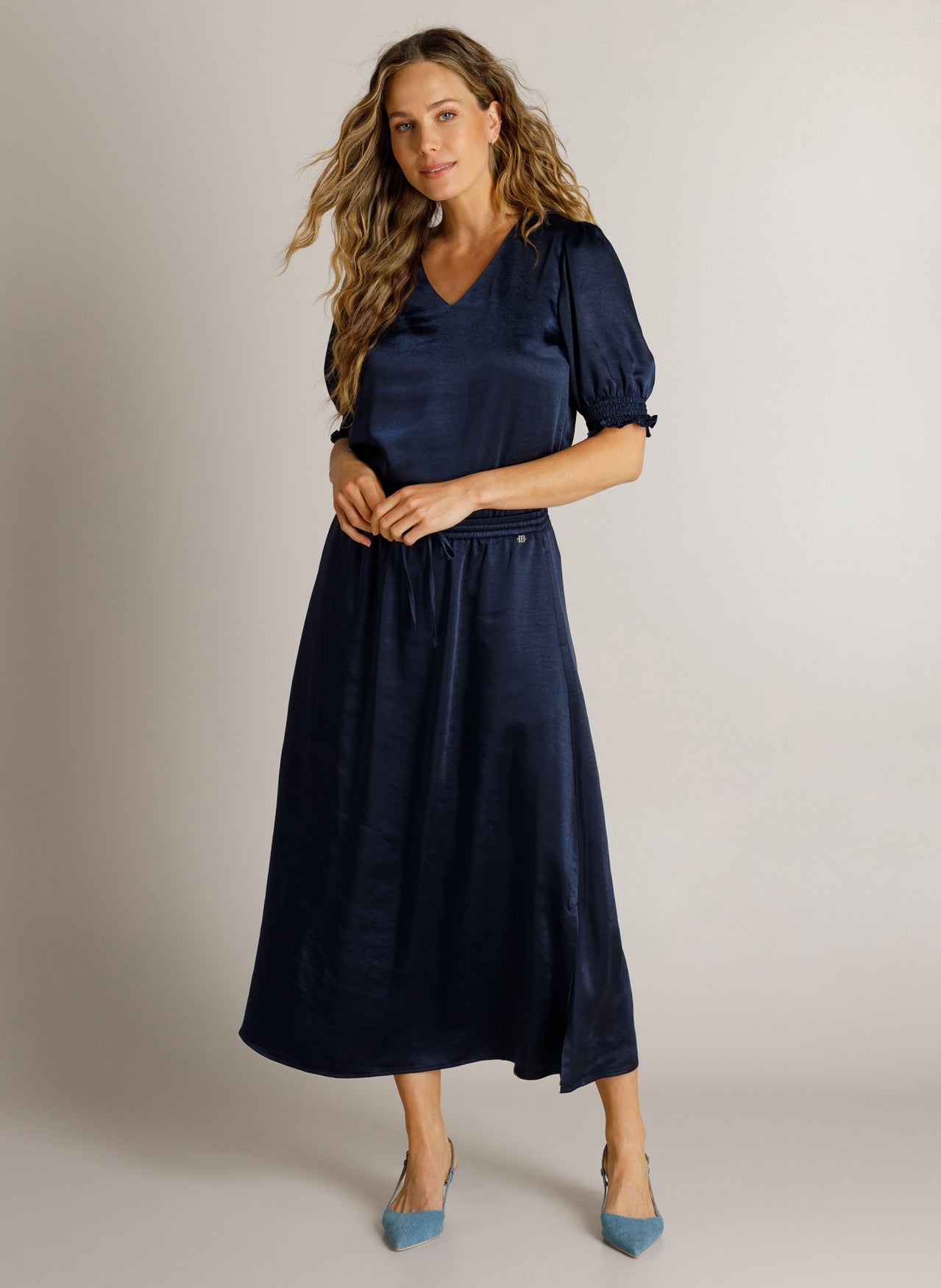 Ivy Beau top Doreen dark blue
