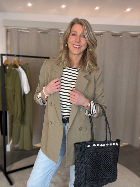 Jubylee blazer Suzanne bruin