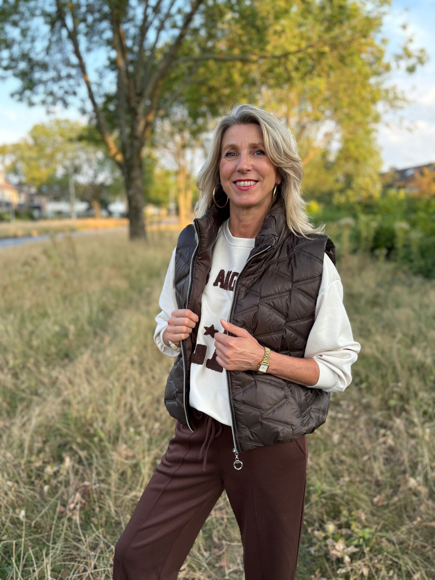 Bella bodywarmer bruin one size