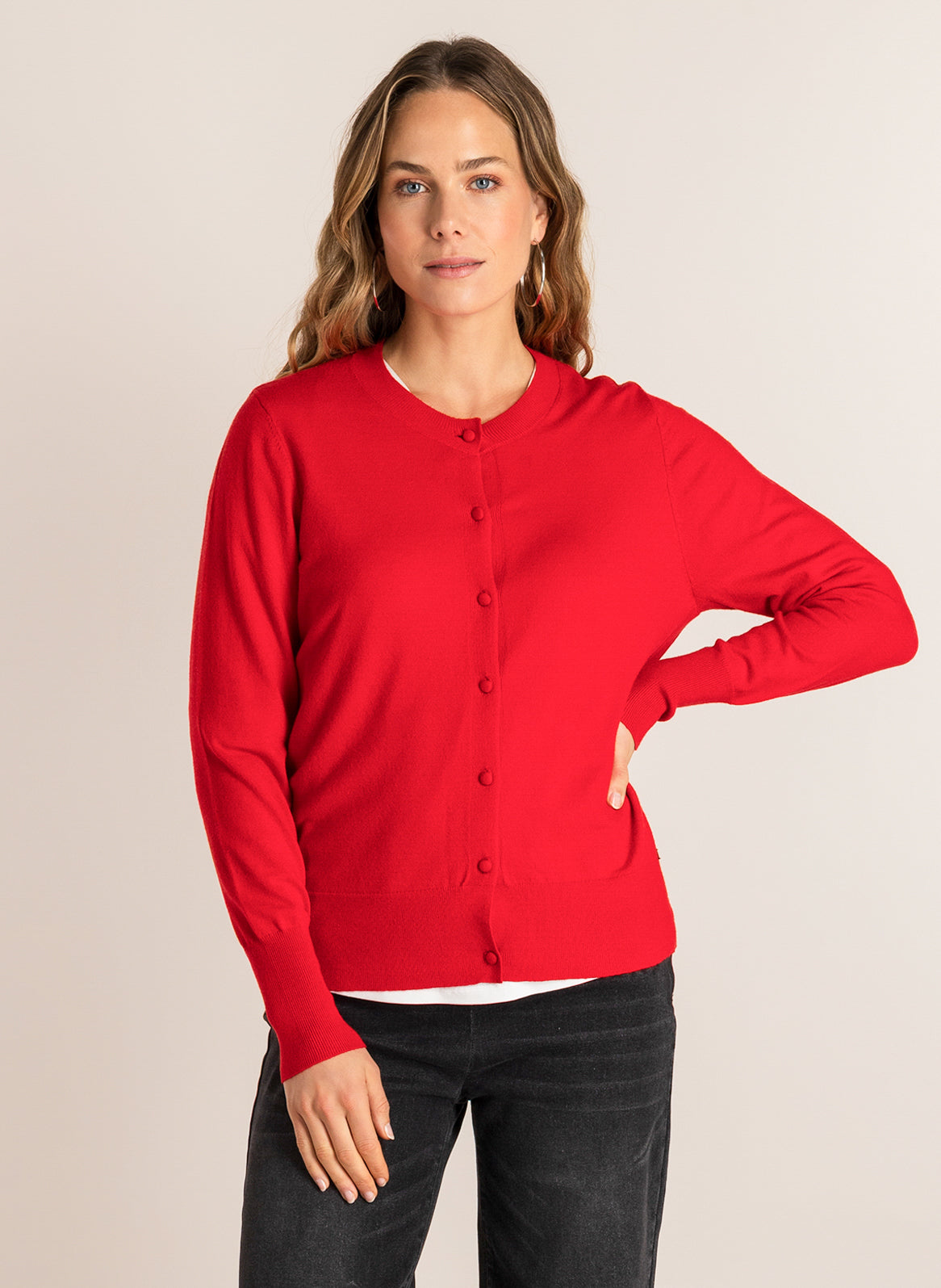 Ivy Beau vest Stefanie red