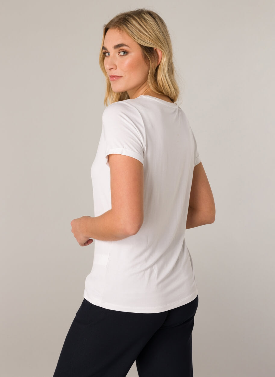 Base Level T-shirt Yalba white