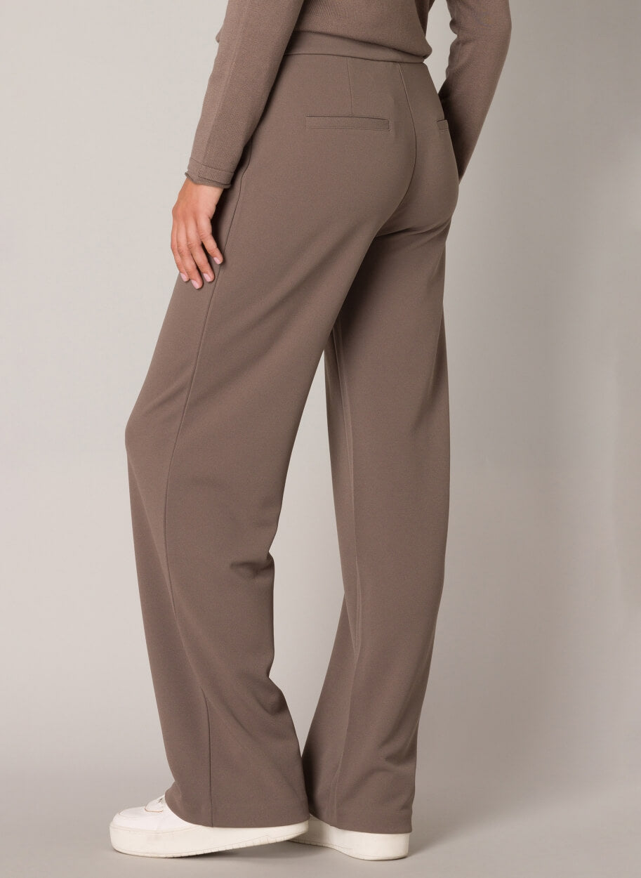 Base Level broek Yarah dark taupe