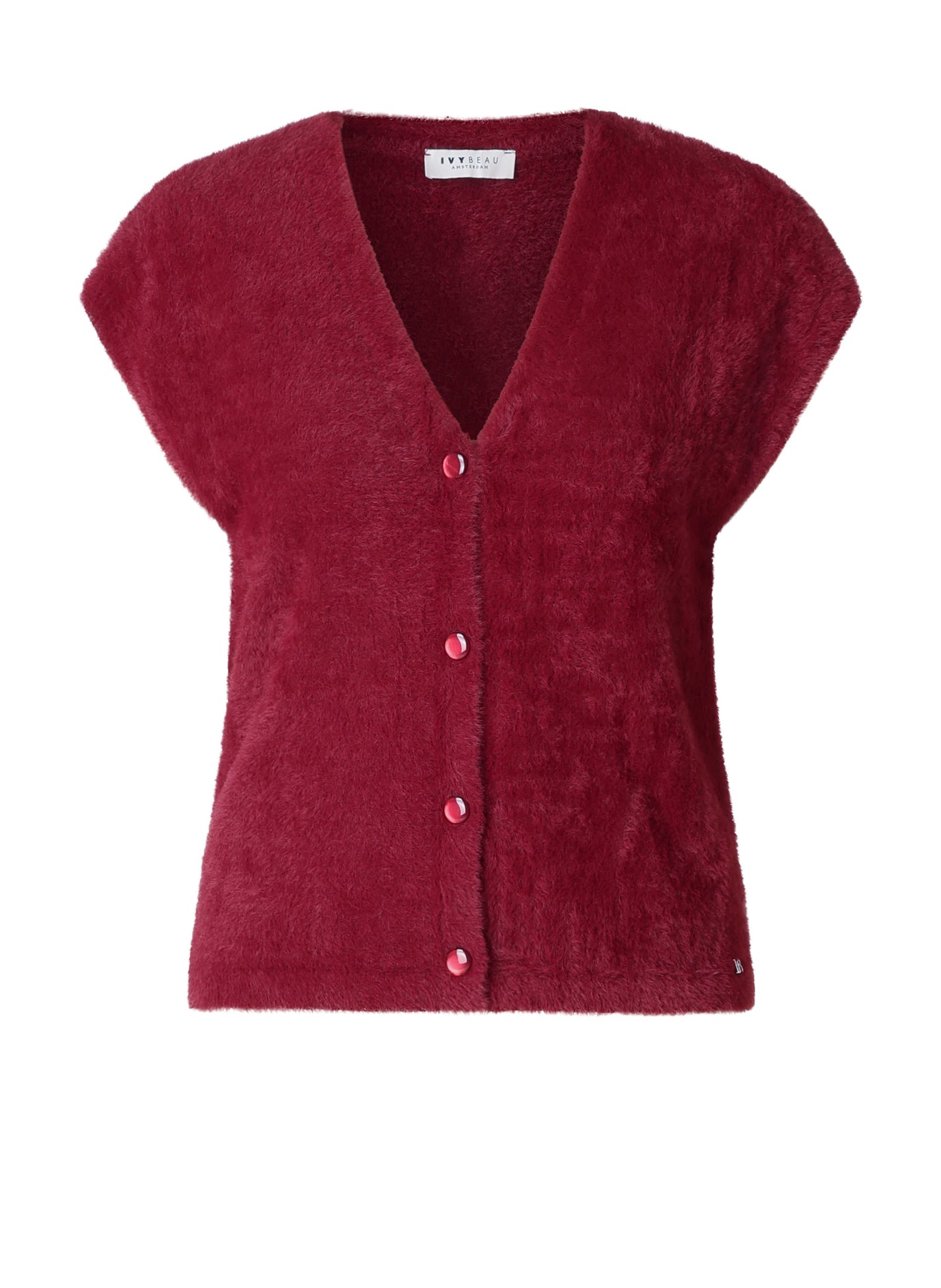 Ivy Beau gilet Grace stone red