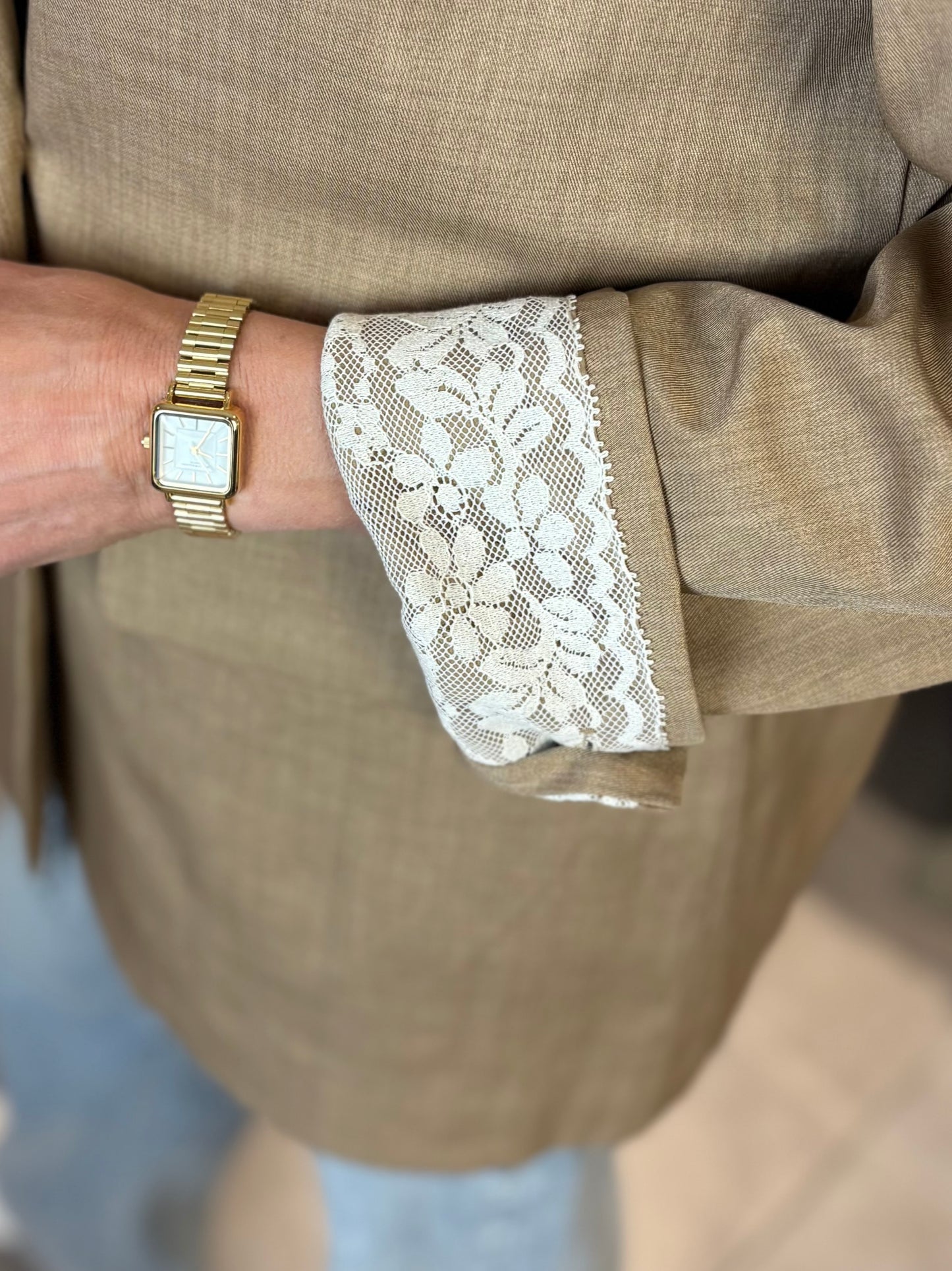 Jubylee blazer double breasted camel