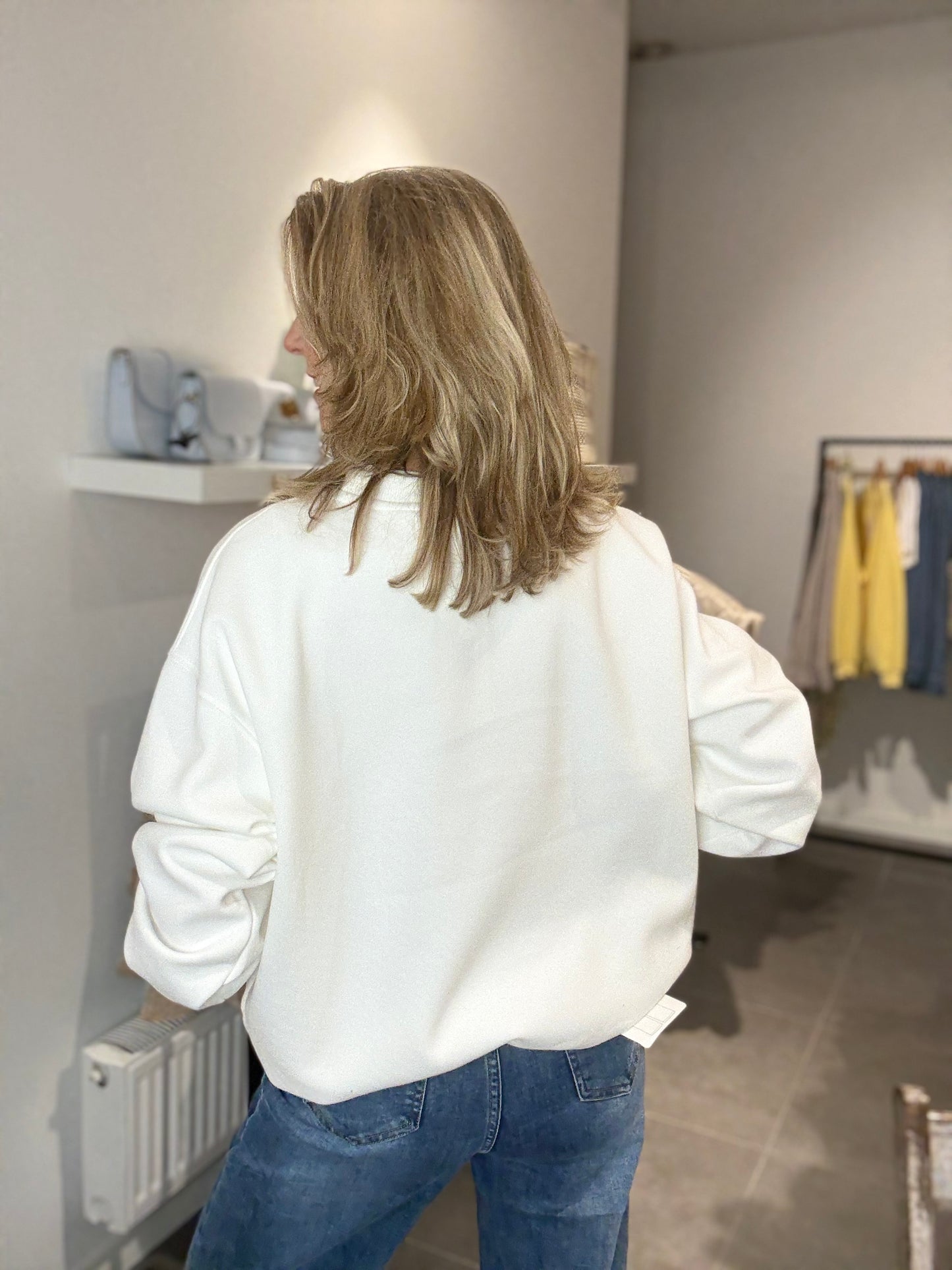 Moocci sweater St. Tropez wit