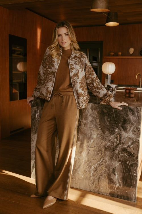 CS The Label bomberjas Jetty sand/color mix