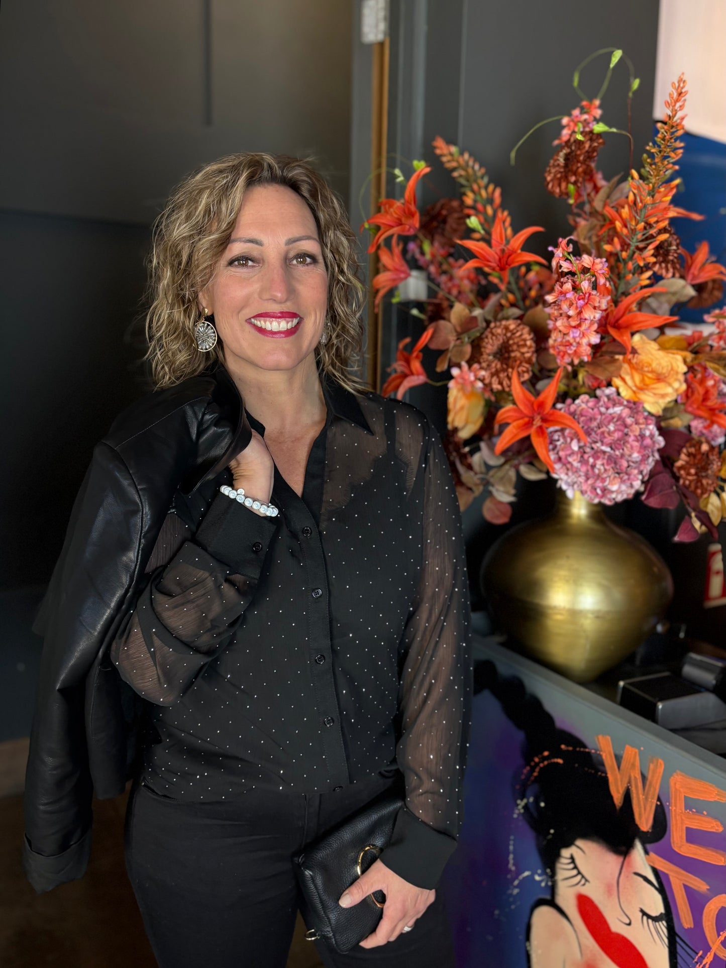 C&S blouse Layla black