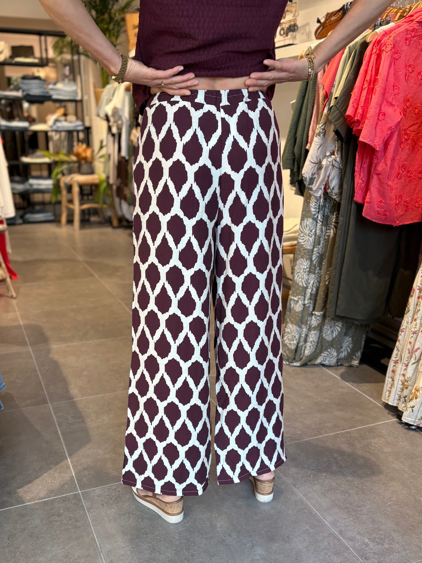 HL broek Elya winery/cream