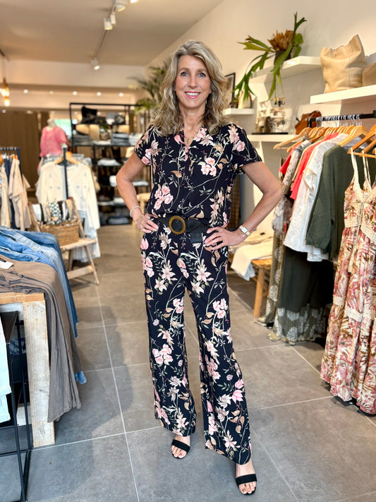 Soyaconcept broek Grace 3C zwart mix