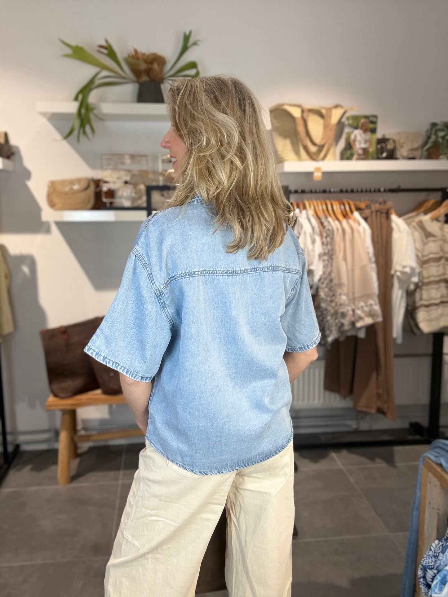 Redial blouse jeans 7412 medium blue