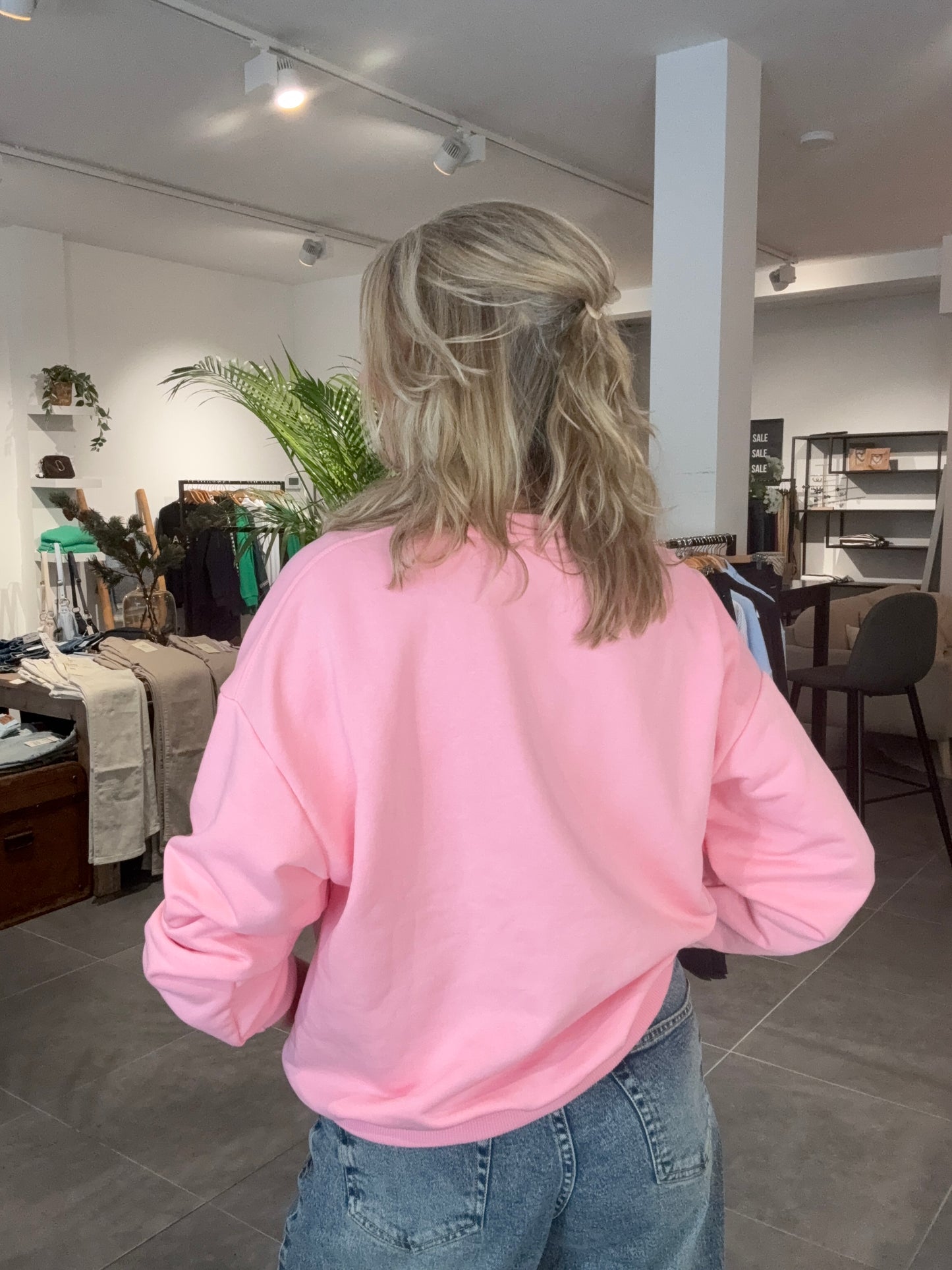 Biba sweater California roze/roze