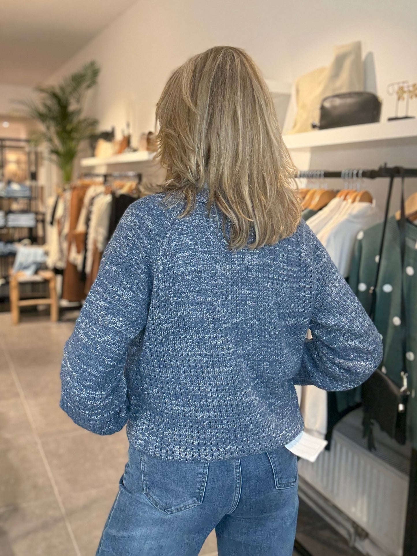 C&S vest Kennedy light jeans blue