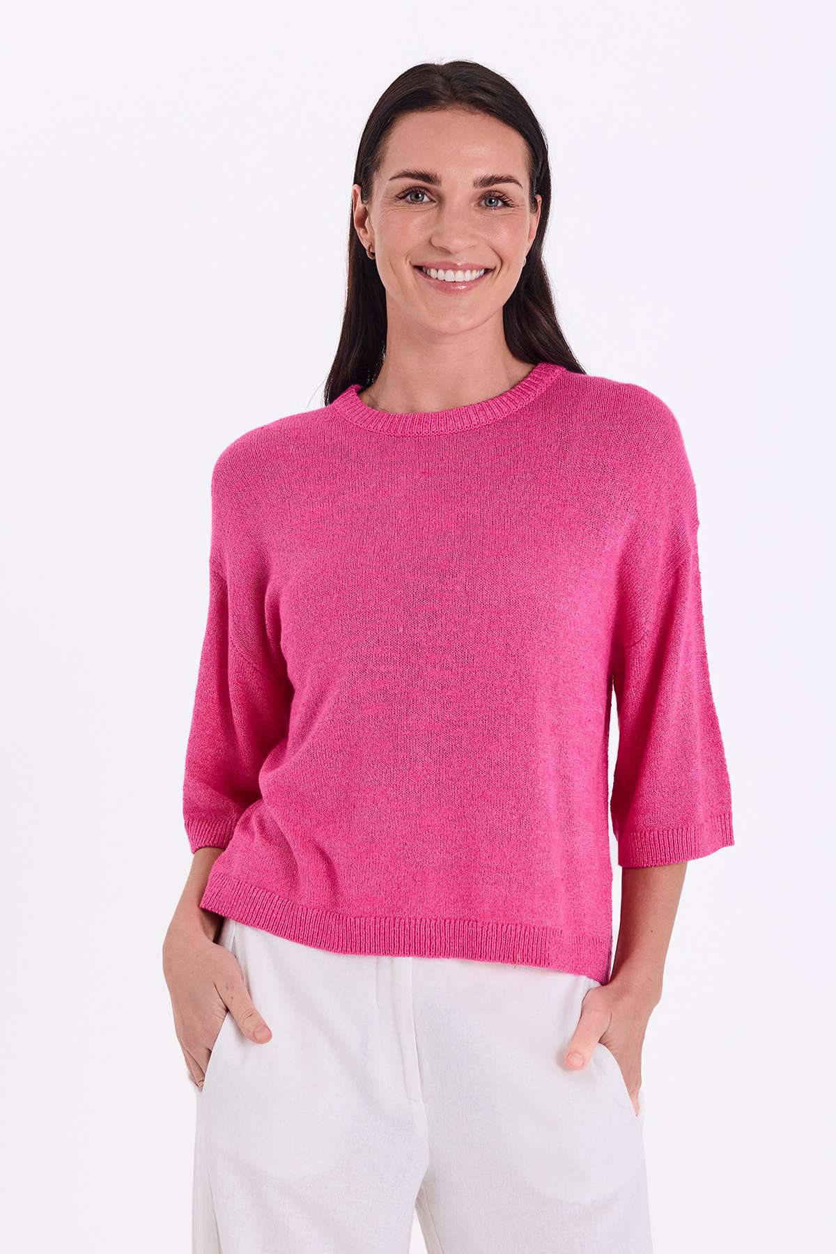 Freequent trui Vicki fuchsia purple
