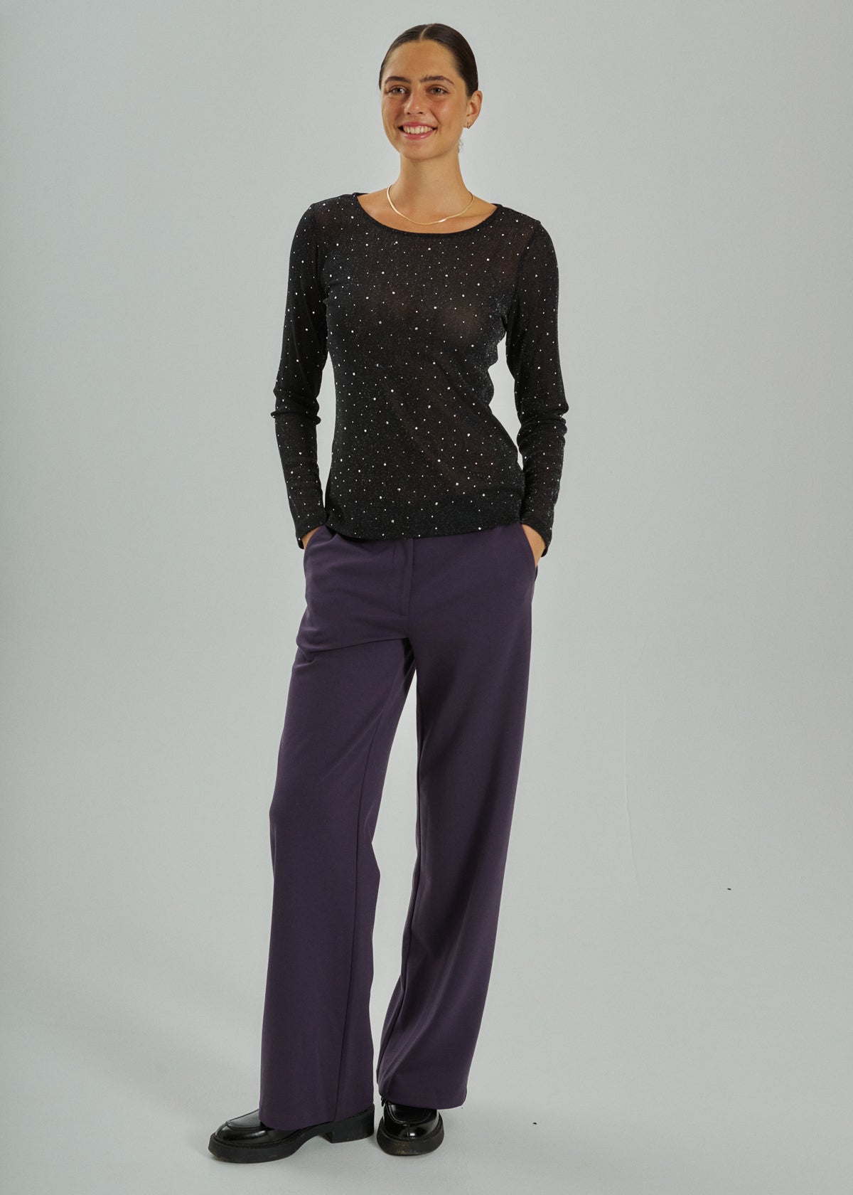 Freequent broek Nanni nightshade