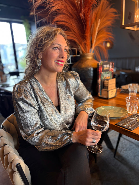 Ivy Beau blouse Alaia silver