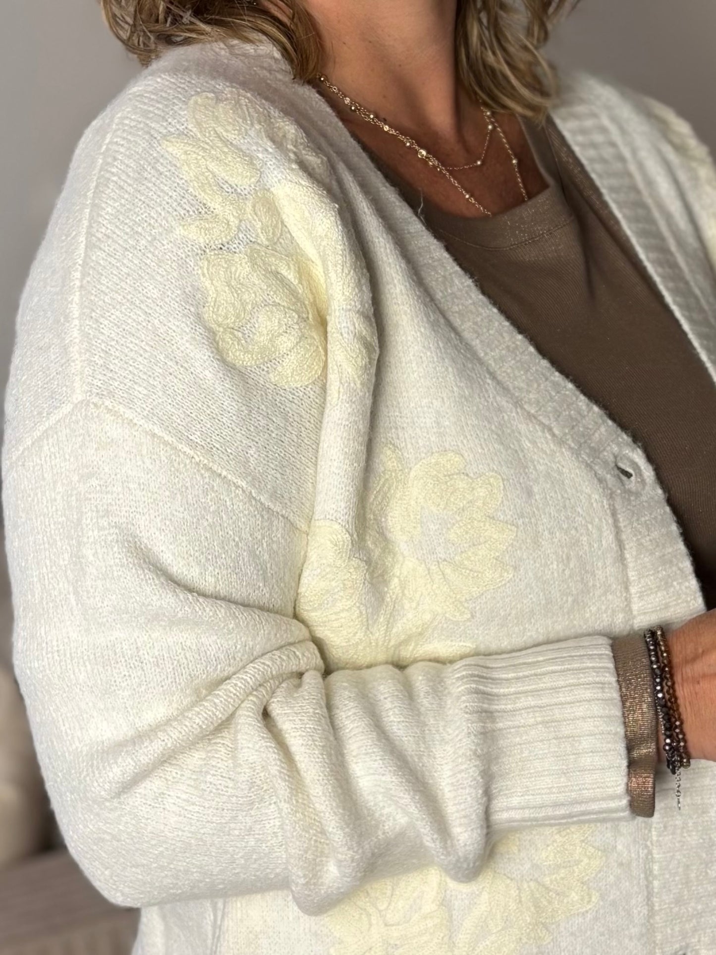 C&S vest Cato wool white