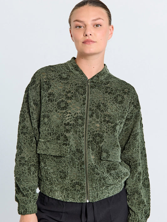 Freequent jack velvet groen Gry kombu green