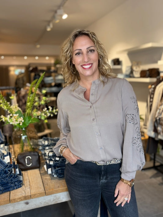 C&S blouse Lianne moon rock