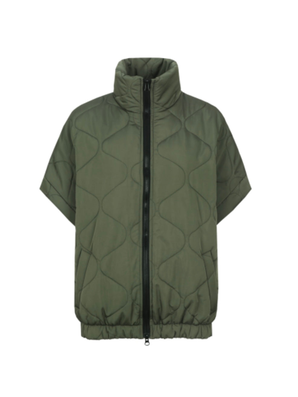 CS The Label gilet Ondra dark olive