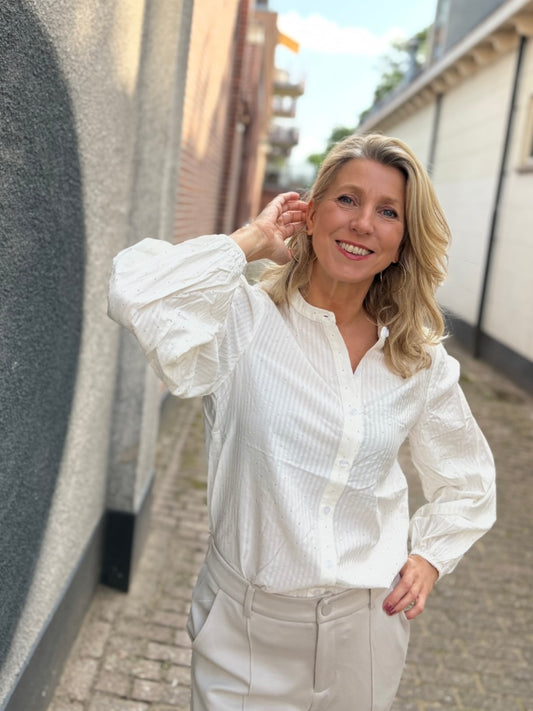 C&S blouse Layla offwhite