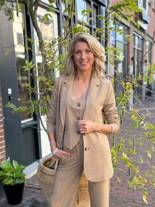 C&S blazer Brigitte light camel