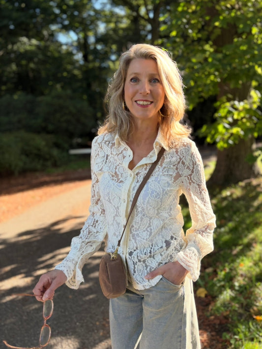 Golden Live blouse kant creme