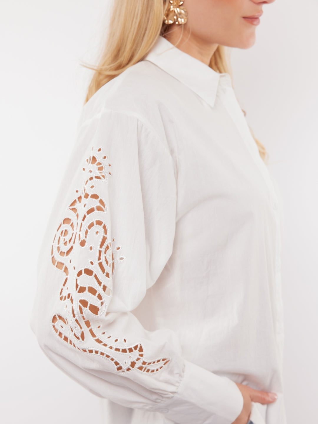 C&S blouse Bryce offwhite