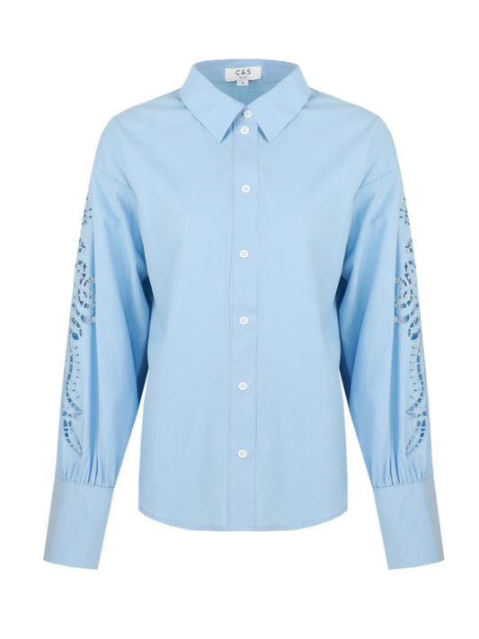 C&S blouse Bryce ice blue