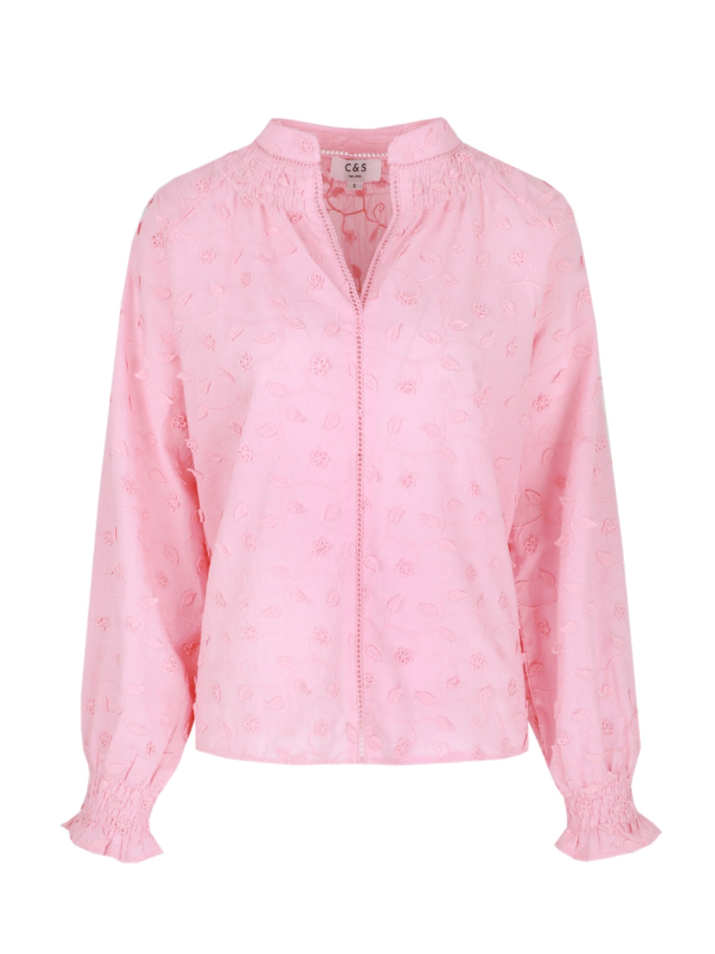 C&S blouse Aria peony pink