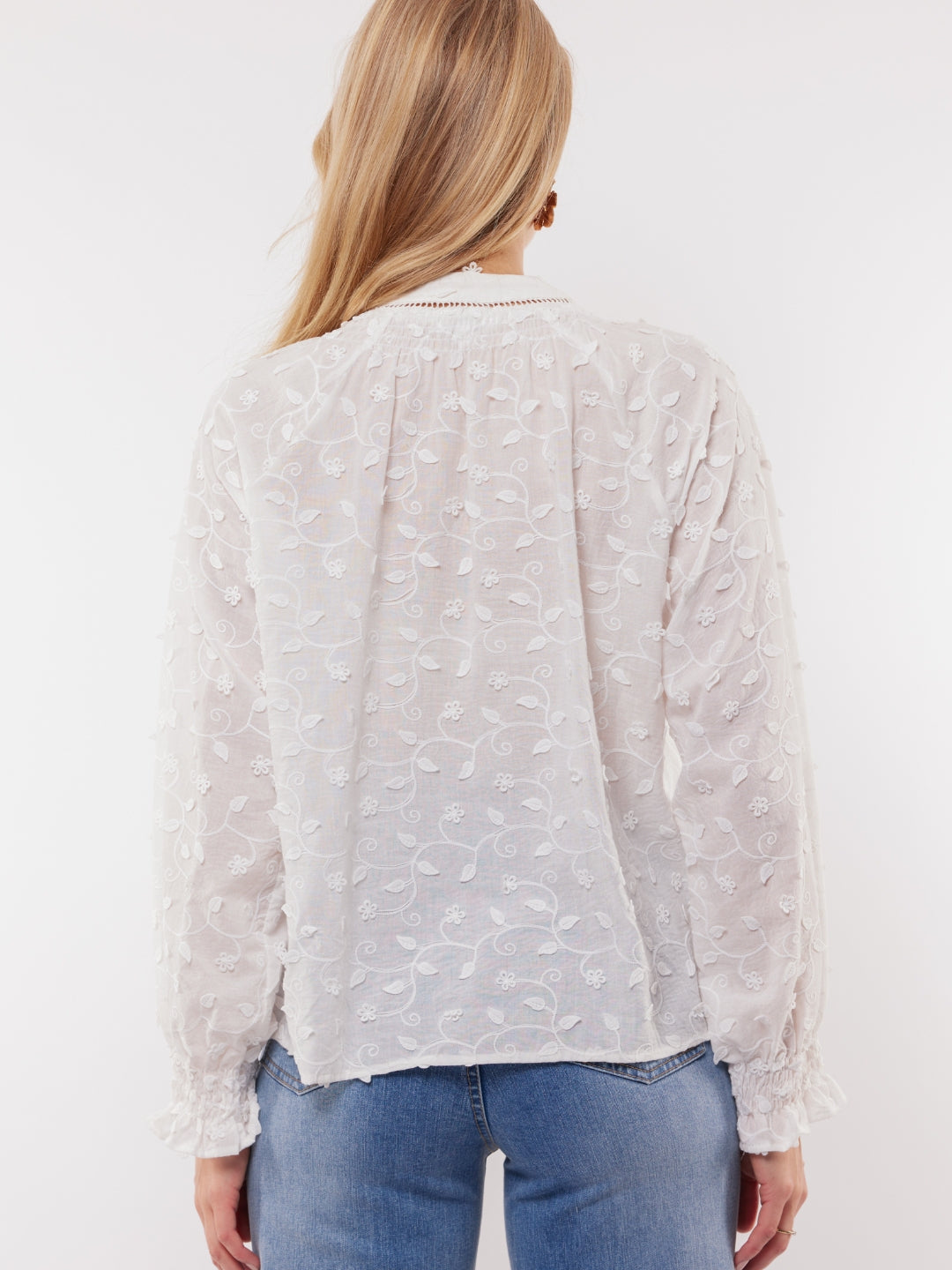 C&S blouse Aria offwhite