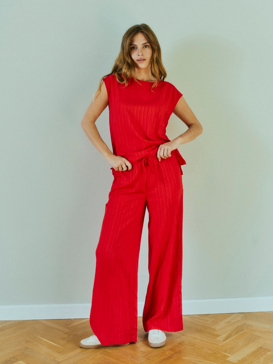 Freequent broek Valse true red