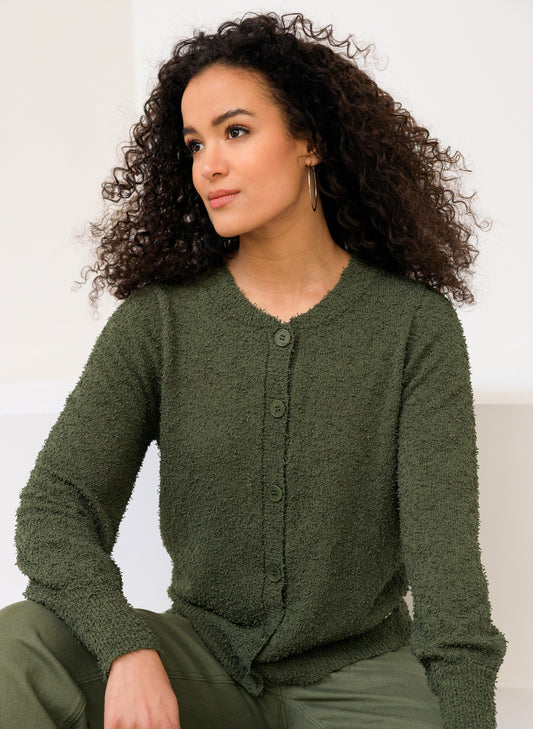 Ivy Beau vest Silke olive