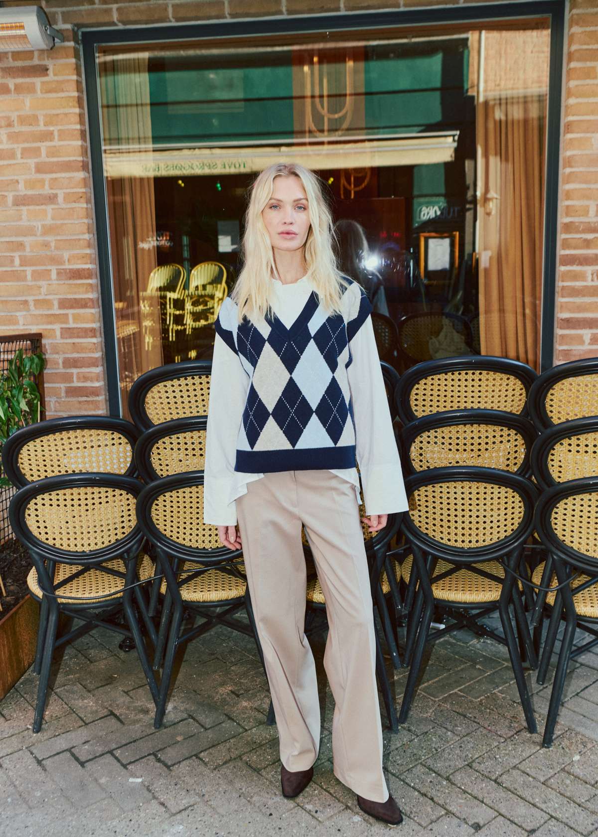 Freequent broek Isadora simply taupe