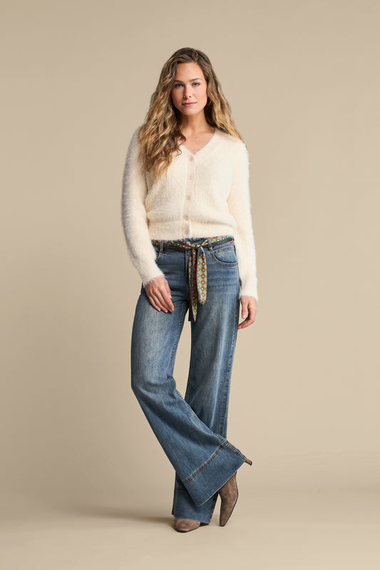 Red Button jeans Brielle vintage scarf