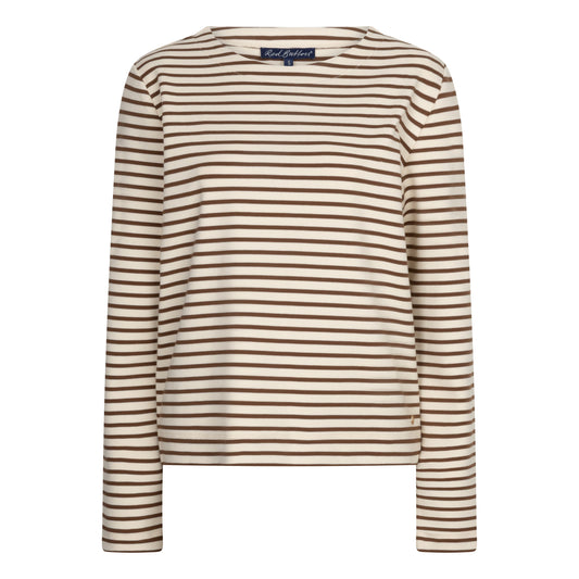 Red Button trui Terry Stripe creme/espresso