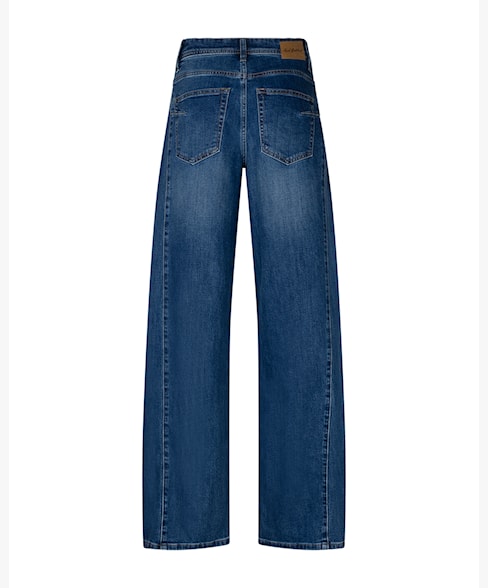 Red Button Claudette-jeans van achteren, met twee achterzakken en wijde rechte pijpen