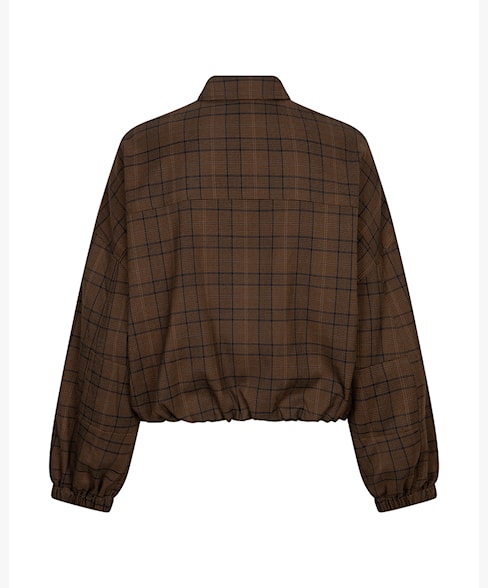 Red Button bomberjack Avy check brown blue