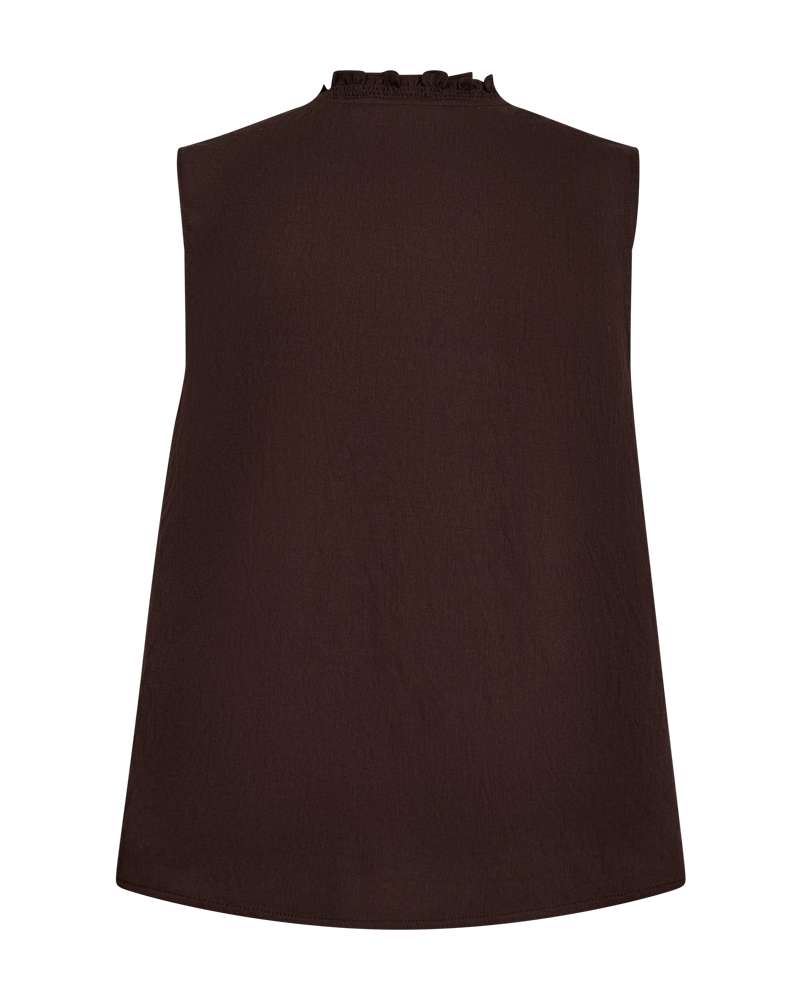 Freequent blouse Sally coffee bean